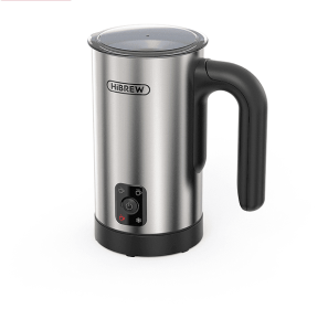 500WAutomatic milk heater cold / hot milk foam foam 300ml LED Touch cappuccino protein powder mixer cold foam 360Â°